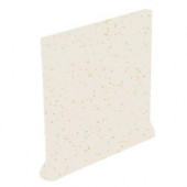 Color Collection Bright Gold Dust 4-1/4 in. x 4-1/4 in. Ceramic Stackable Right Cove Base Wall Tile-DISCONTINUED