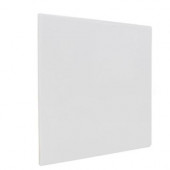 Matte Tender Gray 6 in. x 6 in. Ceramic Surface Bullnose Corner Wall Tile-DISCONTINUED