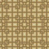 Lattice Caramel Motif 24 in. x 24 in. Glass Wall and Light Residential Floor Mosaic Tile