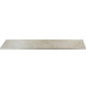 Valencia Beige 3 in. x 18 in. Bullnose Porcelain Wall Tile (7.5 ln. ft. / case)-DISCONTINUED
