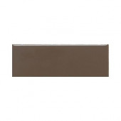 Modern Dimensions Matte Artisan Brown 4-1/4 in. x 12 in. Ceramic Wall Tile (10.64 sq. ft. / case)-DISCONTINUED