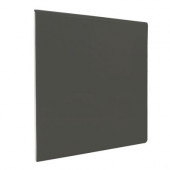 Color Collection Bright Dark Gray 6 in. x 6 in. Ceramic Surface Bullnose Corner Wall Tile-DISCONTINUED
