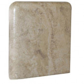 Fresno 3 in. x 3 in. Ocre Ceramic Bullnose Corner Wall Tile-DISCONTINUED