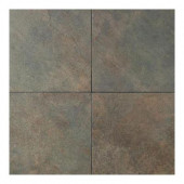 Continental Slate Brazilian Green 18 in. x 18 in. Porcelain Floor and Wall Tile (18 sq. ft. / case)