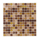 Verona 12 In. x 12 In. x 4 mm Glass Mosaic Wall Tile