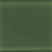 Glass Reflections 4-1/4 in. x 4-1/4 in. Leafy Green Glass Wall Tile (4 sq. ft. / case)-DISCONTINUED