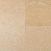 Natural Stone Collection Champagne Gold-Honed 12 in. x 12 in. Marble Floor and Wall Tile(10 sq. ft. / case)