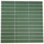 12 in. x 12 in. Contempo Spa Green Polished Glass Tile-DISCONTINUED
