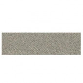 Identity Metro Taupe Fabric 4 in. x 12 in. Porcelain Bullnose Floor and Wall Tile