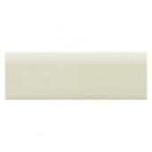 Semi-Gloss Mint Ice 2 in. x 6 in. Ceramic Bullnose Trim Wall Tile-DISCONTINUED