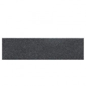 Colour Scheme Black Speckled 3 in. x 12 in. Porcelain Bullnose Floor and Wall Tile