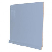 Color Collection Bright Dusk 6 in. x 6 in. Ceramic Stackable Right Cove Base Corner Wall Tile-DISCONTINUED