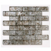 Folia Silver Maple 12 in. x 12 in. x 6.35mm Glass Mesh-Mounted Mosaic Wall Tile (10 sq. ft./case)