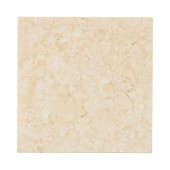 Creama 6 in. x 6 in. Honed Marble Floor/Wall Tile (1pk/4pcs-1 sq. ft.)