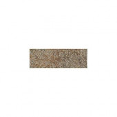 Castanea Luserna 3 in. x 10-1/2 in. Porcelain Bullnose Floor and Wall Tile-DISCONTINUED