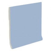 Color Collection Bright Dusk 4-1/4 in. x 4-1/4 in. Ceramic Stackable Cove Base Wall Tile-DISCONTINUED
