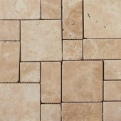 13 in. x 13 in. Coliseum Athens Glazed Porcelain Mini Versailles -Each of 1.17 sq. ft.-DISCONTINUED
