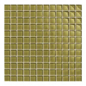 Maracas Cactus 12 in. x 12 in. 8mm Glass Mesh Mounted Mosaic Wall Tile (10 sq. ft. / case)-DISCONTINUED