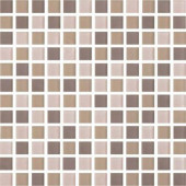 Color Blends Arena Neblina Matte Mosaic Glass Mesh Mounted Tile - 4 in. x 4 in. Tile Sample-DISCONTINUED