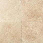 Travertine Mediterranean Ivory 12 in. x 12 in. Natural Stone Floor and Wall Tile (10 sq. ft. / case)