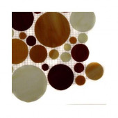 Planet Blend Glass Floor and Wall Tile Sample