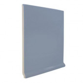 Color Collection Bright Dusk 6 in. x 6 in. Ceramic Stackable Left Cove Base Corner Wall Tile-DISCONTINUED