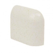 Color Collection Bright Gold Dust 2 in. x 2 in. Ceramic Radius Corner Wall Tile-DISCONTINUED