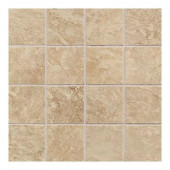 Continental Slate Egyptian Beige 12 in. x 24 in. x 6mm Porcelain Mosaic Floor and Wall Tile(22 sq.ft./case)-DISCONTINUED
