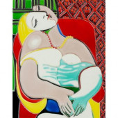 Picasso, The Dream 11 in. x 14 in. Wall Tile-DISCONTINUED