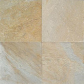 Natural Stone Collection Golden Sun 12 in. x 12 in. Slate Floor and Wall Tile (10 sq. ft. / case)