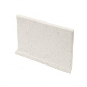 Color Collection Bright Granite 3-3/4 in. x 6 in. Ceramic Stackable Right Cove Base Corner Wall Tile-DISCONTINUED