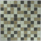 Riverz Humbolt Mosaic Glass Mesh Mounted Tile - 3 in. x 3 in. Tile Sample