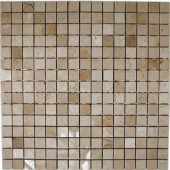 Crema Marfil Squares 12 in. x 12 in. x 8 mm Marble Floor and Wall Tile
