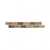 San Michele Moka 2 in. x 12 in. Glazed Porcelain Floor Decorative Accent Floor and Wall Tile
