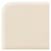 Semi-Gloss Almond 2 in. x 2 in. Ceramic Bullnose Corner Wall Tile