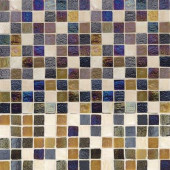 Mediterranean Cut-Edge 12 in. x 12 in. x 6 mm Glass Travertine Mosaic Wall Tile