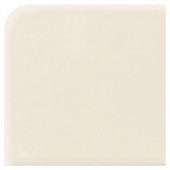 Modern Dimensions Matte Biscuit 4-1/4 in. x 4-1/4 in. Ceramic Surface Bullnose Corner Wall Tile