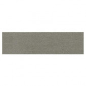 Identity Metro Taupe Grooved 4 in. x 24 in. Porcelain Bullnose Floor and Wall Tile