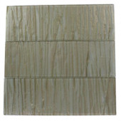 4 in. x 12 in. Glass Subway Floor and Wall Tile-DISCONTINUED