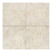 Brancacci Aria Ivory 18 in. x 18 in. Glazed Ceramic Floor and Wall Tile (18 sq. ft. / case)