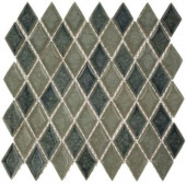 Roman Selection Saint-Germain Diamond 11 in. x 11 in. Glass Floor and Wall Tile