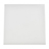 Colour Scheme Arctic White Solid 6 in. x 12 in. Porcelain Cove Base Trim Floor and Wall Tile
