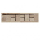 4 in. x 13 in. Coliseum #20 Glazed Porcelain Floor Listello -Each-DISCONTINUED