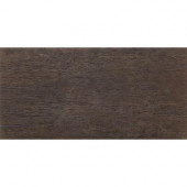 Riflessi Di Legno 23-7/16 in. x 11-11/16 in. Ebony Porcelain Floor and Wall Tile (9.51 sq. ft. / case)