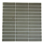 12 in. x 12 in. Contempo Natural White Polished Glass Tile-DISCONTINUED
