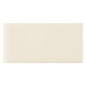 Rittenhouse Square Biscuit 3 in. x 6 in. Ceramic Bullnose Wall Tile