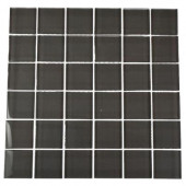Contempo Smoke Gray Polished 12 in. x 12 in. x 8 mm Glass Floor and Wall Tile
