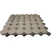 Orbit Satellite Marble 12 in. x 12 in. x 8 mm Mosaic Floor and Wall Tile