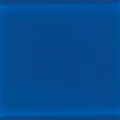 Glass Reflections 4-1/4 in. x 4-1/4 in. Stratosphere Blue Glass Wall Tile (4 sq. ft. / case)-DISCONTINUED