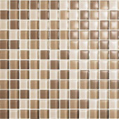 Color Blends Arena-1605 Gloss Mosaic Glass Mesh Mounted Tile - 4 in. x 4 in. Tile Sample-DISCONTINUED